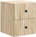 vidaXL Nachttafel Sonoma Eiken 33 x 34,5 x 40 cm