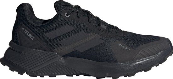 adidas TERREX Soulstride RAIN.RDY Trail Running Schoenen - Unisex - Zwart - Maat 41 1/3