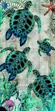 Miracle Home Microvezel strandlaken Tortugas Marinas