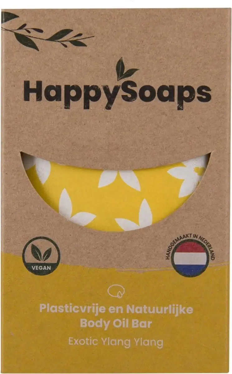 Happysoaps Body Oil Bar - Exotic Ylang Ylang