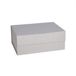 OYOY Hako Boîte de rangement Rectangulaire Carton Gris