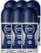 Nivea Men Cool Kick Anti-Transpirant Deo Roll-On - 6 x 50 ml