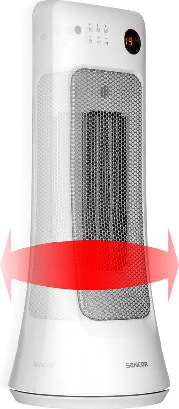 Sencor SFH 8019WH Keramische kachel - Wit - 2000W