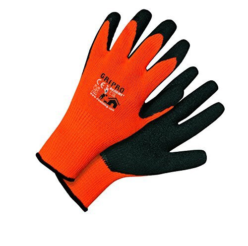ROSTAING Gripro/it08 Handschoenen Afwerking Grip Waterdicht In handpalm zonder Couture, oranje/zwart, 08