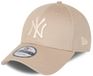 New Era 9forty New York Yankees Cap Beige OSFM