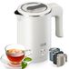 LEBENLANG Inox Bouilloire de voyage, Petit - 500ml & Sans BPA | 600W