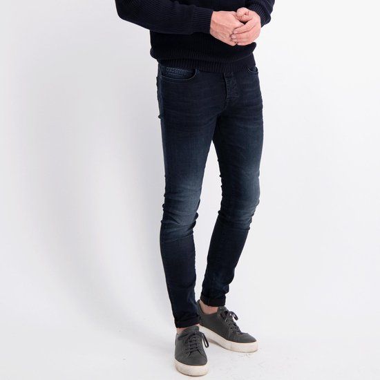 Cars Jeans Heren Jeans Super Skinny Dust Blue Black - W30/L36