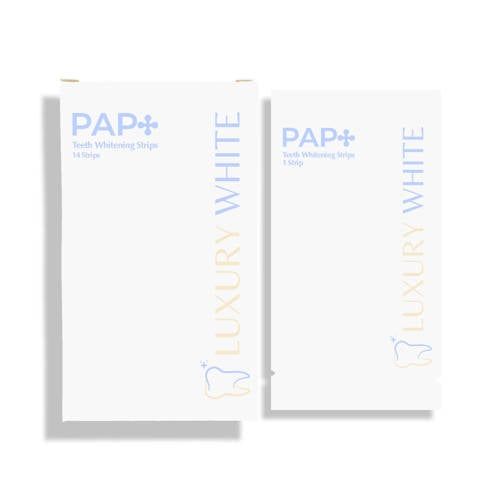 Luxury White - PAP+ Whitening Strips - 14 Paar
