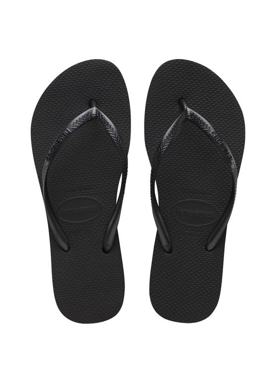 Havaianas Slim Flatform Dames Slippers - Black - Maat 35/36