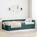 Maison Exclusive - Lit avec sommier intégré et matelas, 2 pièces, vert foncé, 100 x 200 cm