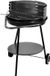 Master Grill MG911 - Barbecue à boule - 49cm - Acier - Noir - Avec couvercle et roues
