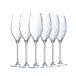Cristal d'Arques Paris - Swirly collectie - 6 glazen 24 cl