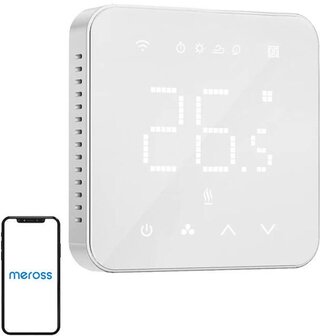 Meross Slimme Wi-Fi Thermostaat MTS200BHK(EU) - HomeKit - Boiler Thermostaat