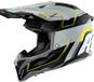 Airoh Aviator 3 Leader Motocrosshelm - Grijs/zwart/geel - XS