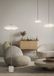 TRIO KEATON - Hanglamp - Grijs warm - 30x30x150 cm