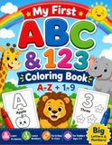My First ABC & 123 Coloring Book