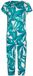 Pastunette Premium - Pyjama - Emerald Oasis - Viscose - Turquoise/Ecru - Maat 52