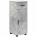 vidaXL Badkamerkast Beton Grijs 30 x 35 x 80 cm Bewerkt Hout, Metaal
