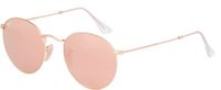 Ray-Ban RB3447 112/Z2 - zonnebril - Round Metal - Matte Gold/Brown Mirror Pink - 50mm