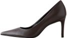 Next - Dames - Halfhoge pumps - Chocolate Brown Leather