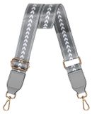 Bandoulière réglable 3,8 cm de large - Sangle de sac de remplacement - Bandoulière antidérapante - Sangle de sac de transport - Boucle pivotante en métal doré - Confortable pour un usage quotidien