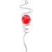 HQ Invento Crystal Twist 27 cm Rouge – Mobile Métal Sphère de Verre
