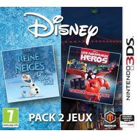 Disney Interactive Disney pack 2 jeux : Reine des Neiges + Nouveaux Héros Standaard Nintendo 3DS