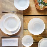 LUMINARC Diwali 18-delig tafelservies voor 6 personen, 6 platte borden, 6 soepborden, 6 dessertborden van glas