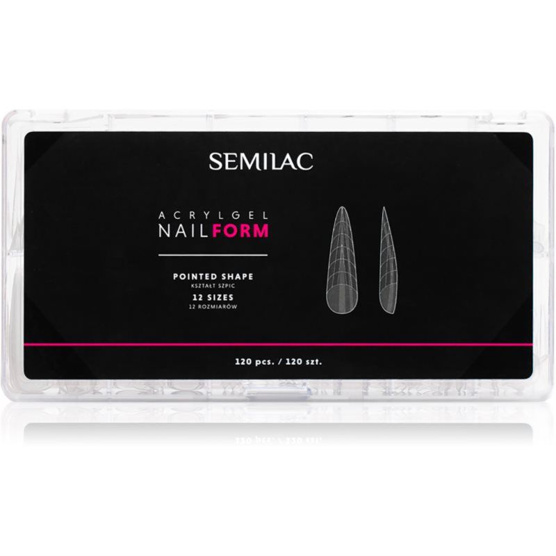Semilac Acrylgel Nail Forms Pointed 120 Pcs