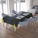 Bonamaison Tafelkleed, Anti-Mold, Sneldrogend, Waterdicht, 100% Polyester Tafellaken, Neon Geel, Rook, 140 x 200 Cm