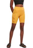 Urban Classics High Waist Tech Mesh Cycle Shorts Dames M Geel