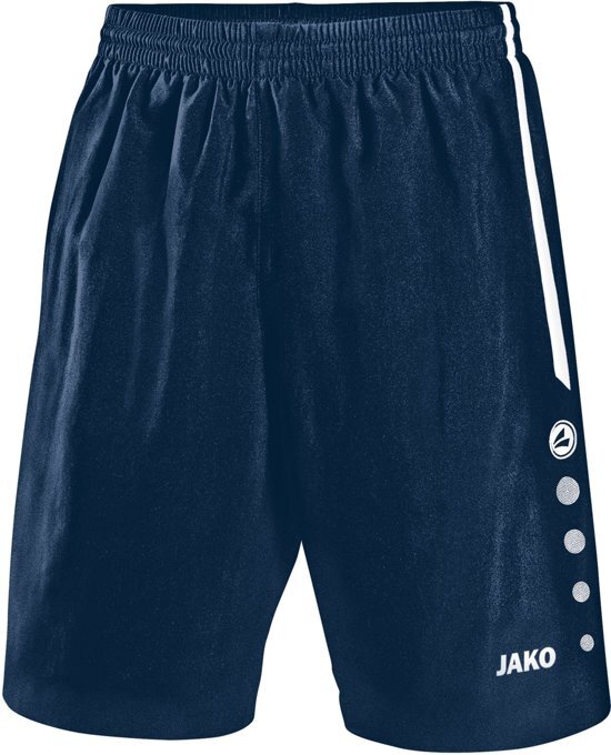 JAKO Turin Short - Voetbalbroek - Mannen - Maat S - Blauw