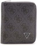 GUESS Milano Zip Around Wallet Black