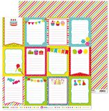 Anita & Zijn Wereld Papier Scrapbooking 12 x 12, 5 stuks, Partykaarten