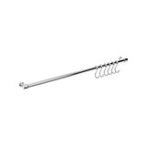 Metaltex Lonardo raillijst 58 cm, met 6 haken verchroomd