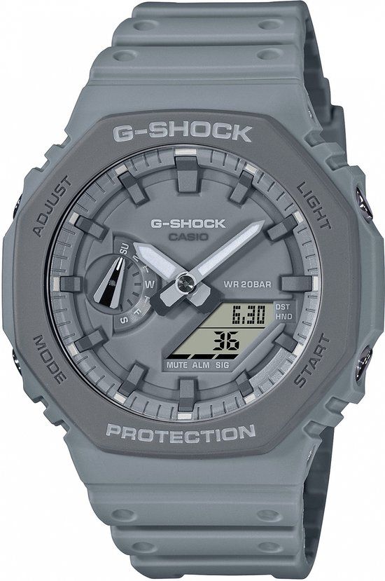 Casio G-Shock GA-2110ET-8AER Classic Heren Horloge - Grijs