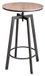 Icecat Pieds de table, métal/bois, noir, 85x63,5x12,5 cm, 1 paire
