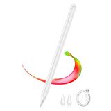 Stylus pen compatibel iPad met toetsschakelaar, bovenste stylus pen met palm rejectie en kantelpunt magnetische stylus pen compatibel met iPad 6/7/8/9, Pro 11/12.9, Gen, Air 3/4/5, Mini 5/6