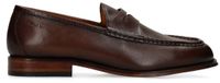 Van Lier - Heren - Bruine leren loafers - Maat 41