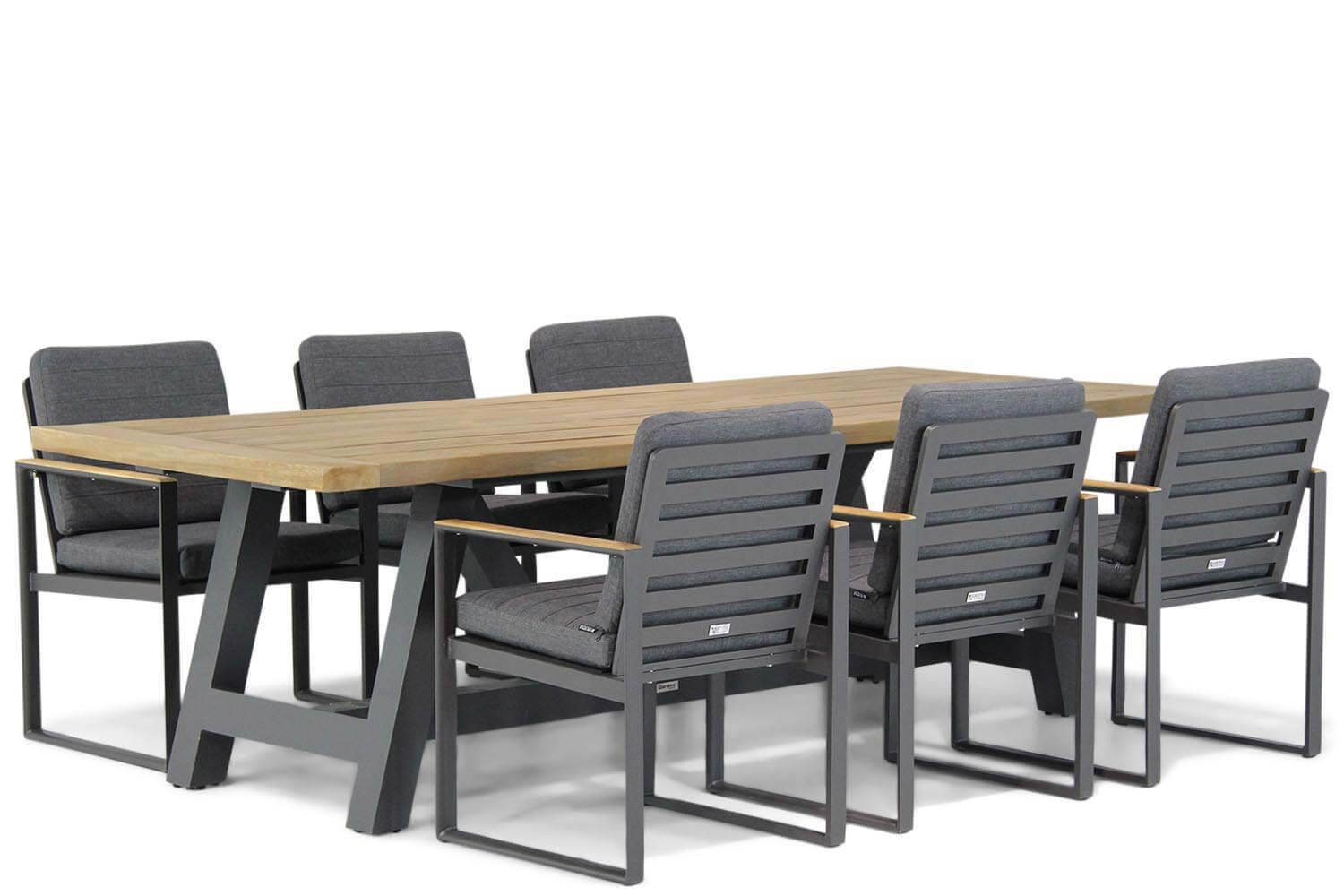 Santika Furniture Santika Soray/Trente 260 cm dining tuinset 7-delig