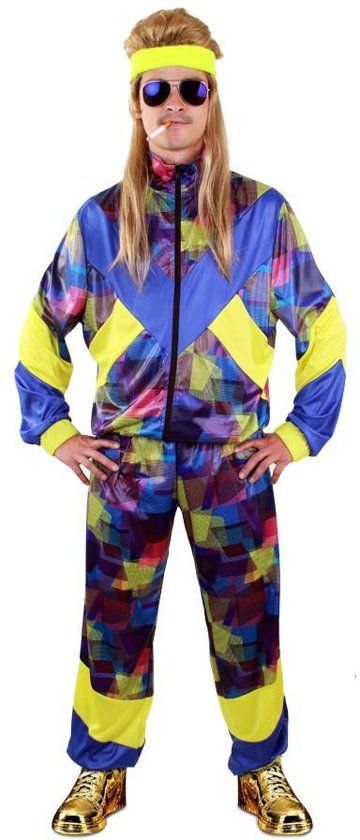 PartyXplosion Trainingspak 80's style unisex - 8713647089308