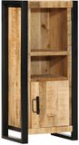 vidaXL Badkamerkast 40x30x90 cm massief ruw mangohout