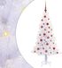 vidaXL Kunstkerstboom met 150 LED Wit 150 cm PVC en Staal