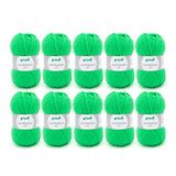 Gründl Wolle Gründl Lisa Premium Uni breigaren, neon groen