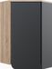 Vicco Karen Hoekkast – 42.4 x 75 cm met deur en open vakken Sonoma/antraciet