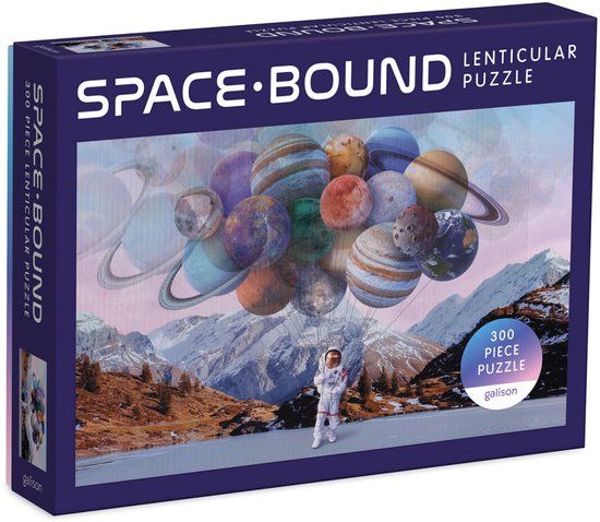 Galison Space Bound 300 Piece Lenticular Puzzle