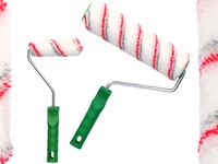 Omgoods - Lot de 2 rouleaux de peinture professionnels avec poignées