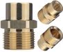 Rosfix Adapter Vervanging M22 naar 1/4" - Messing M22x1,5 Stift 14mm - 1/4" Intern - Geschikt voor Kränzle