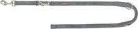 Premium Trixie Premium Hondenriem - Verstelbaar 200x2cm - Nylon Grafiet Grijs