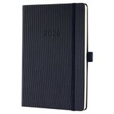 Sigel weekagenda 2026 Conceptum - formaat A5 - verticale lay-out - zwart - hardcover